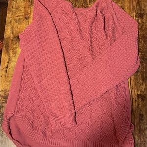 Dusty rose size large Sonoma sweater